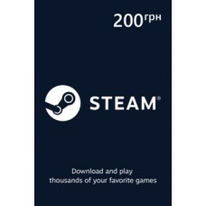 Steam Wallet Gift Card 200 UAH UKRAINE